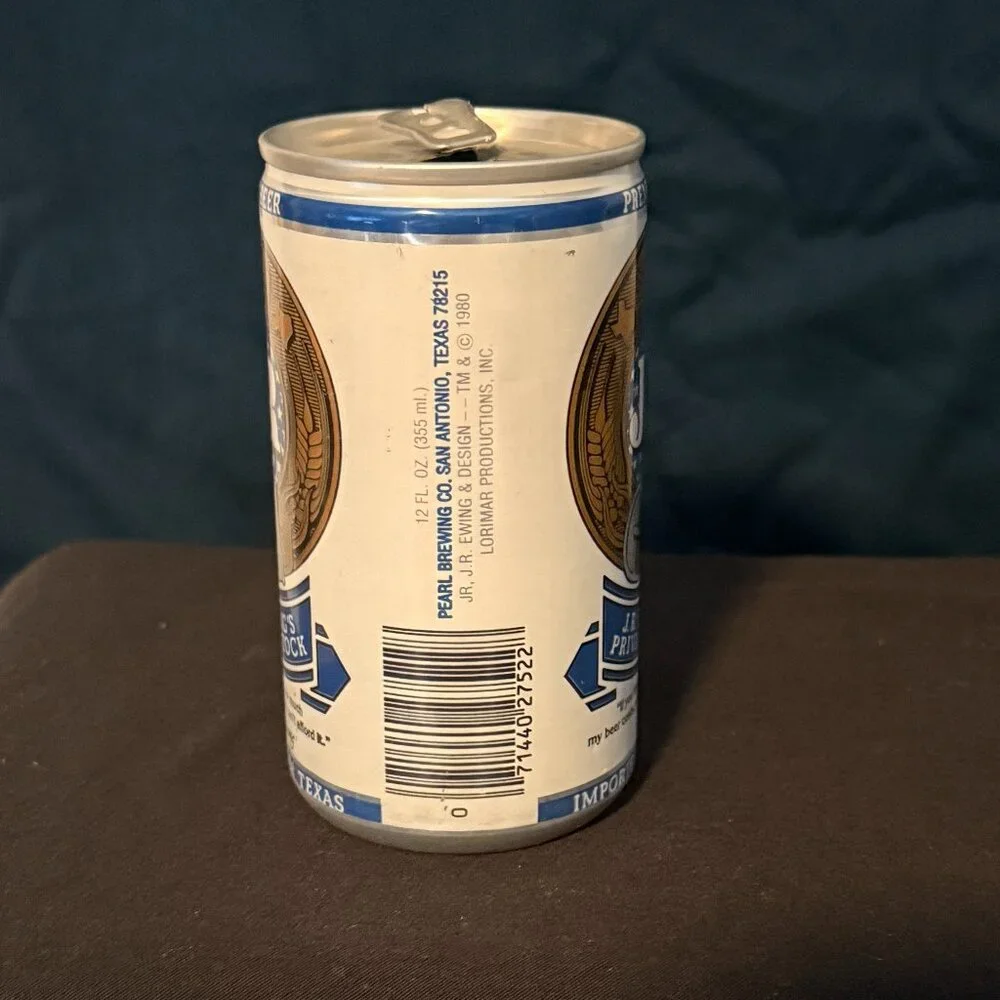 J.R. Ewing's Private Stock Premium Vintage Beer Can